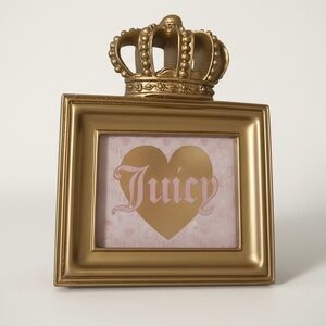 Juicy Couture Gold Frame with Crown Accent